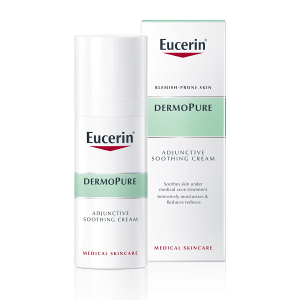 Eucerin Dermopure dopunska umirujuća krema za masnu kožu lica 50 ml