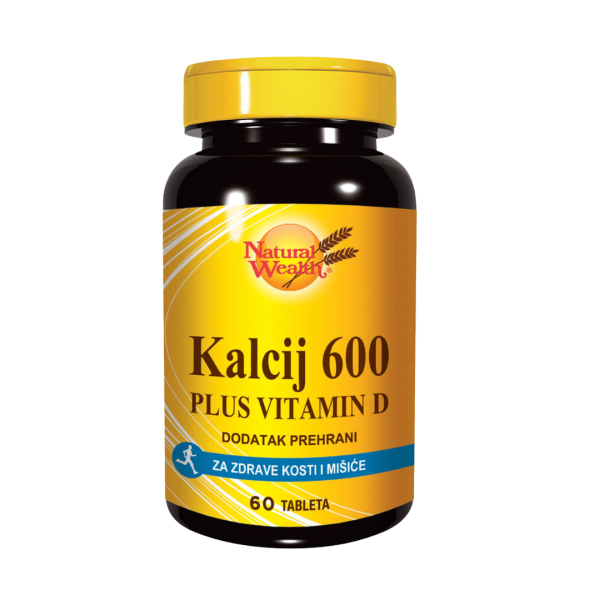 Natural Wealth Kalcij 600+D tbl a60
