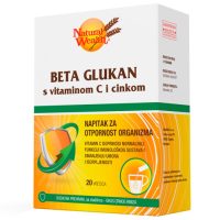 Natural Wealth Beta glukan s vitaminom C i cinkom 20 vrećica