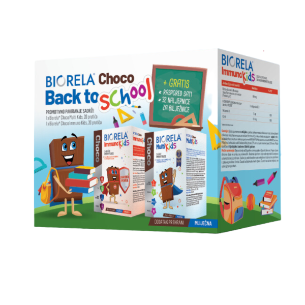 Biorela Choco Back to School Promo pakiranje