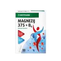 Dietpharm Magnezij 375 + B6 50 kapsula