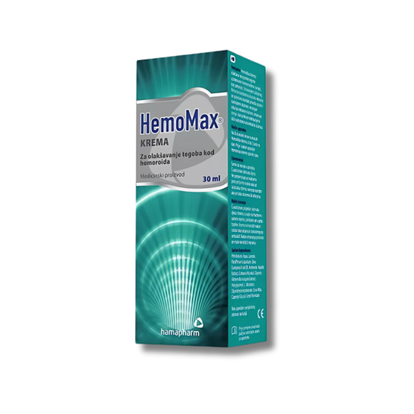 Hamapharm HemoMax krema olakšava tegobe kod hemoroida 30ml